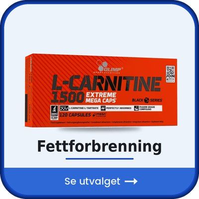 Fettforbrenning – fat burner og L-karnitin for vekttap og forbrenning fra Hardcore Dealer
