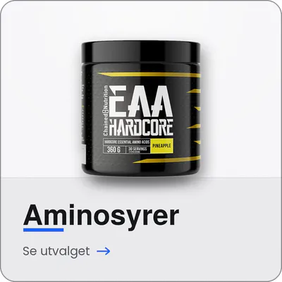 Aminosyrer – EAA og BCAA pulver for muskelvekst og restitusjon